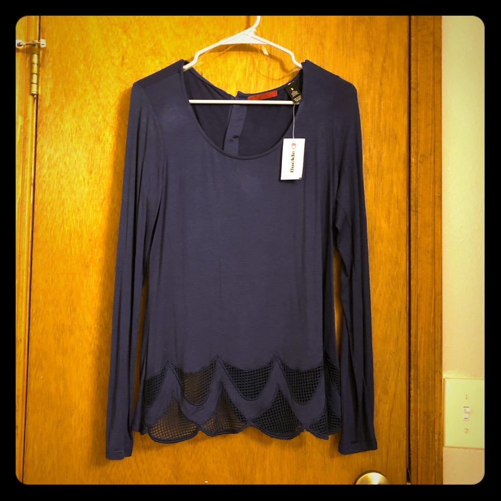 NWT BKE Red Long Sleeve Shirt